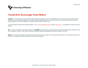 [Solved] Provide examples of both visual and performing arts ...