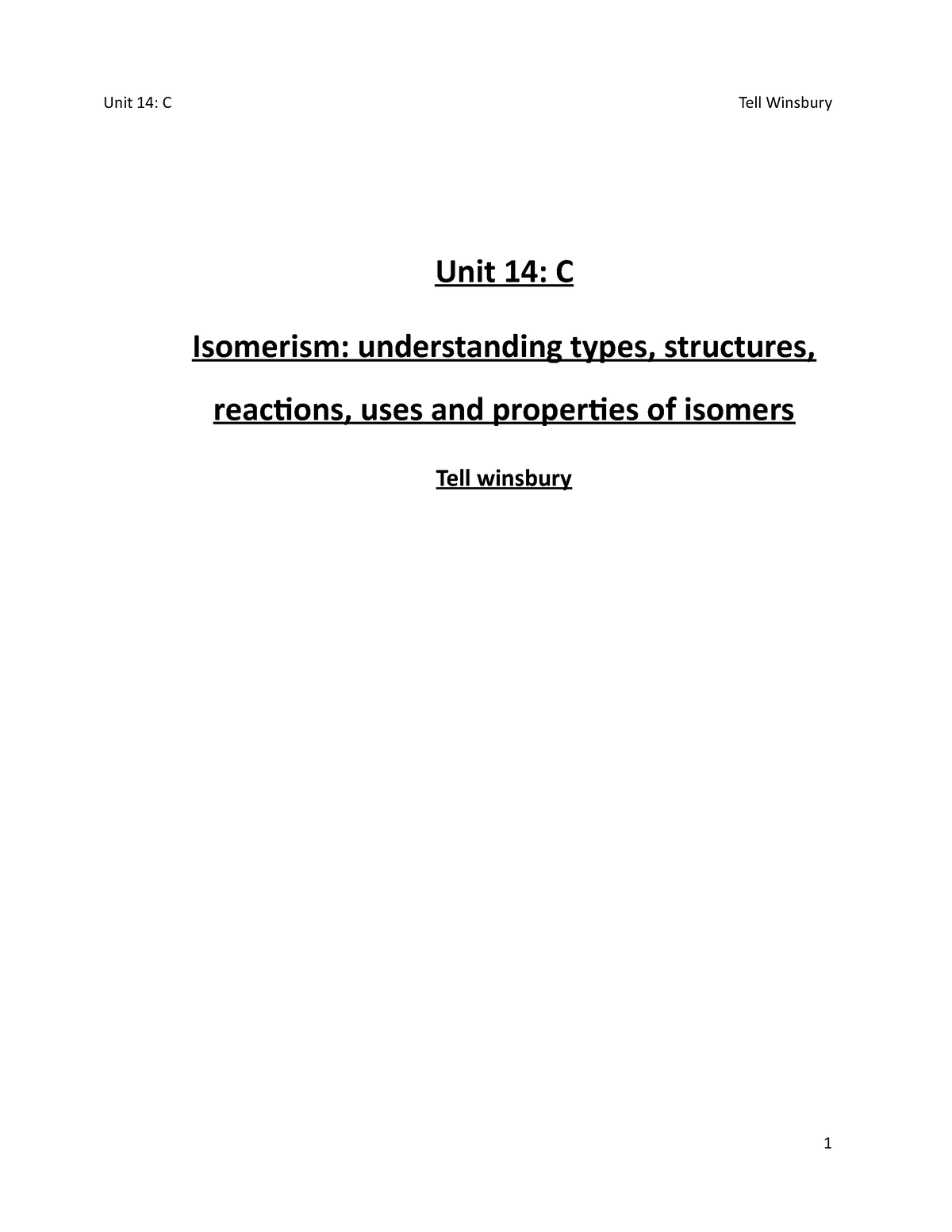 unit 14 assignment c applied science