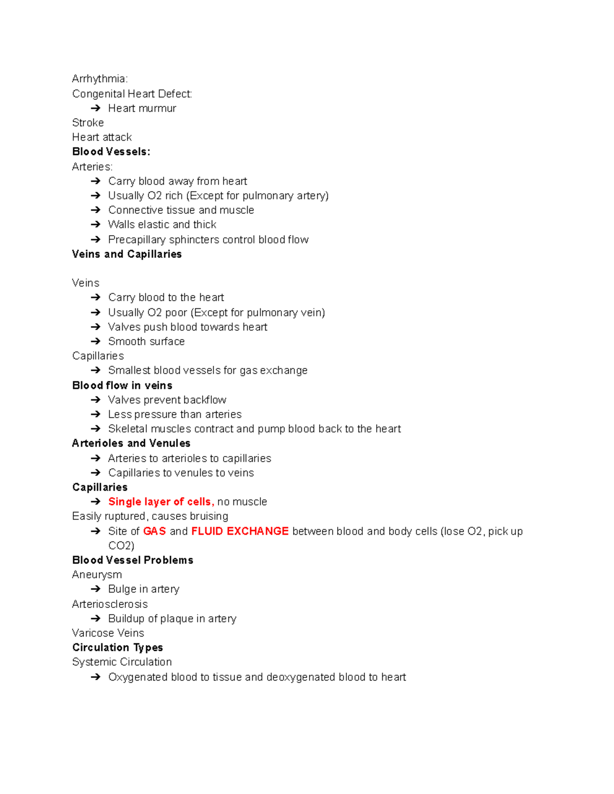 Arrhythmia - Lecture notes 1-3 Unit 4 - Arrhythmia: Congenital Heart ...