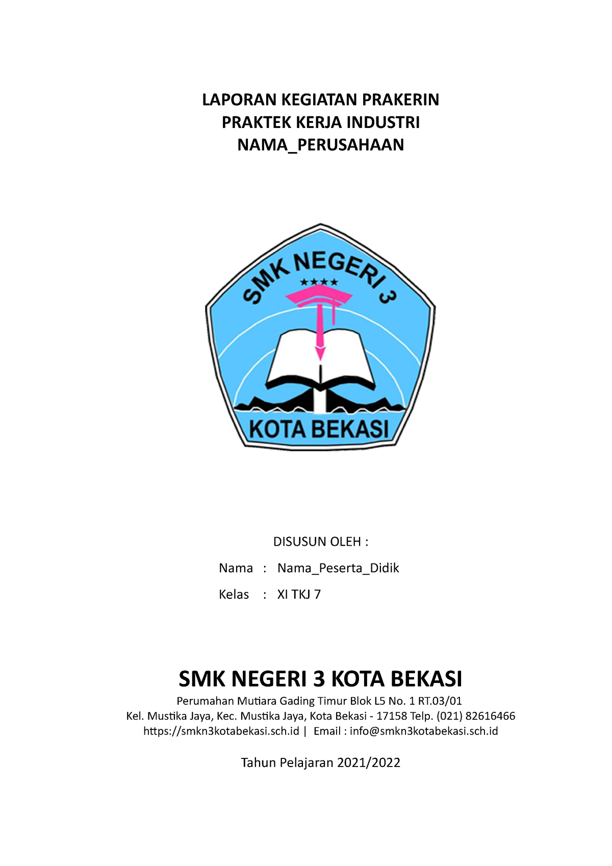 Lap-Kegiatan-Prakerin - LAPORAN KEGIATAN PRAKERIN PRAKTEK KERJA ...