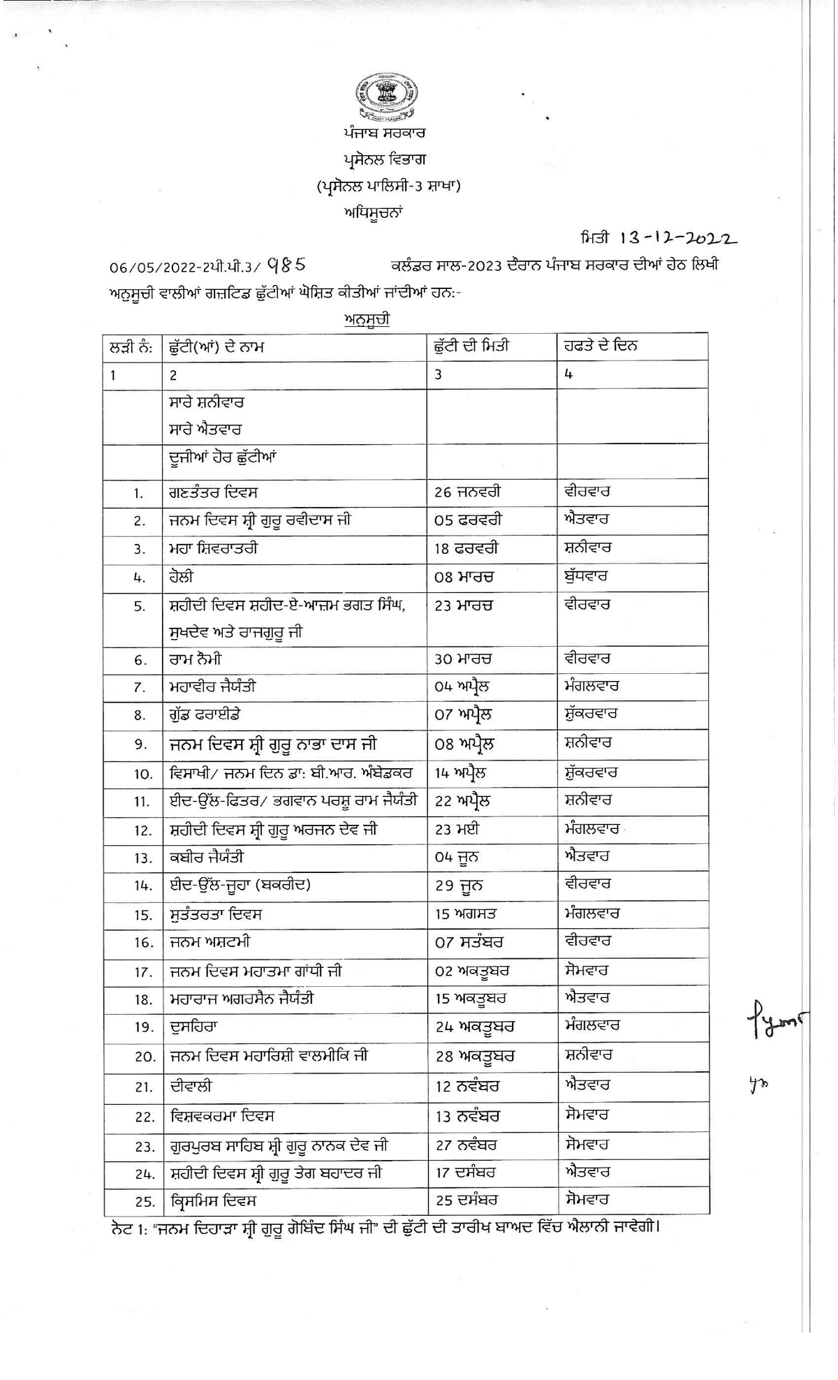 holidays-list-2023-pbi-and-eng-0001-linux-administration-studocu
