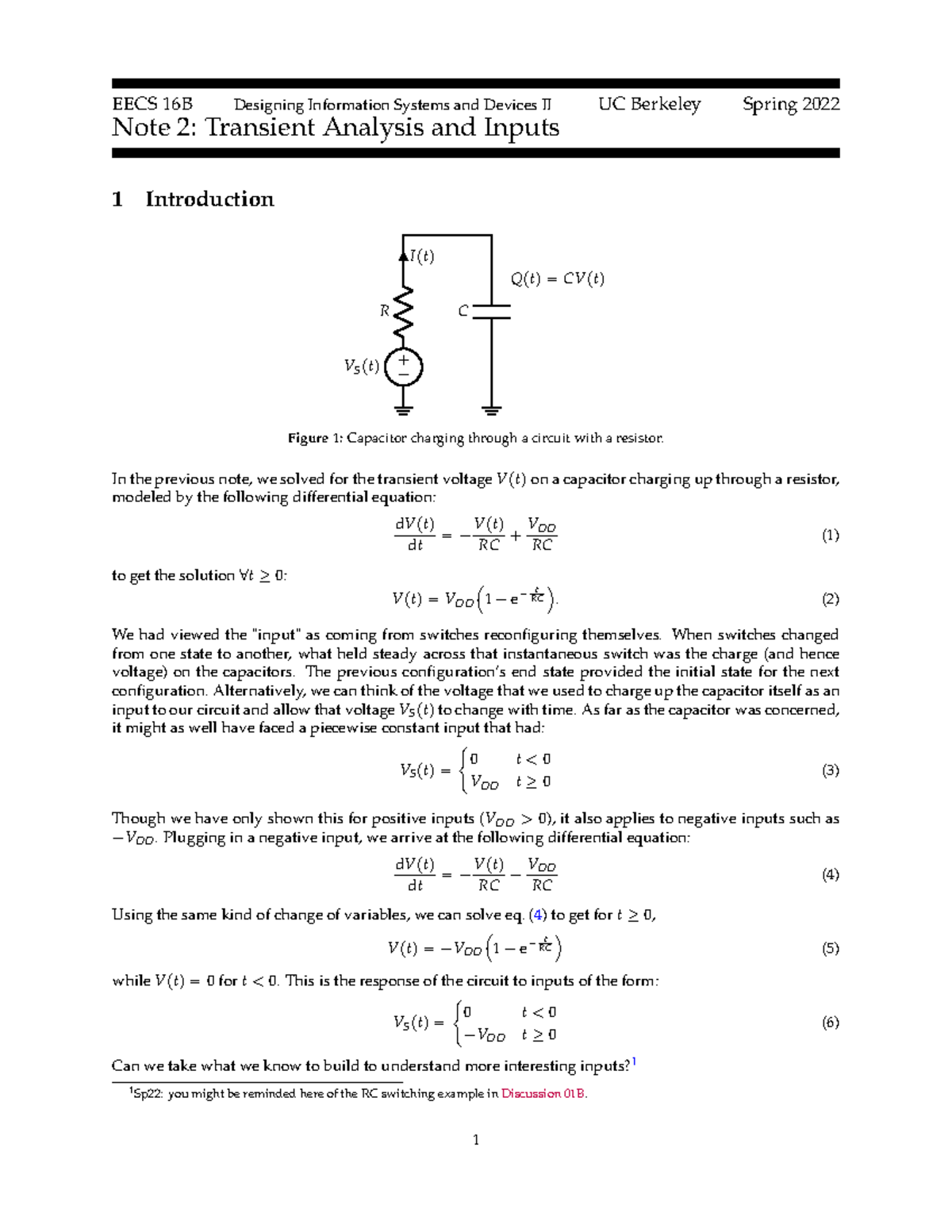 Eecsnote 02 essential notes 2021 in ssy - EECS 16B Designing ...