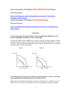 Chap010Solutions - Tutorial For Borjas Chapter 10 - CHAPTER 10 10-1 ...