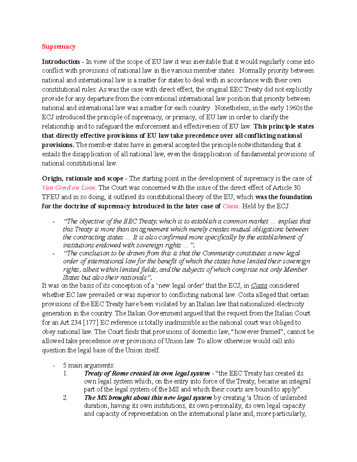 european-union-law-notes-supremacy-introduction-in-view-of-the