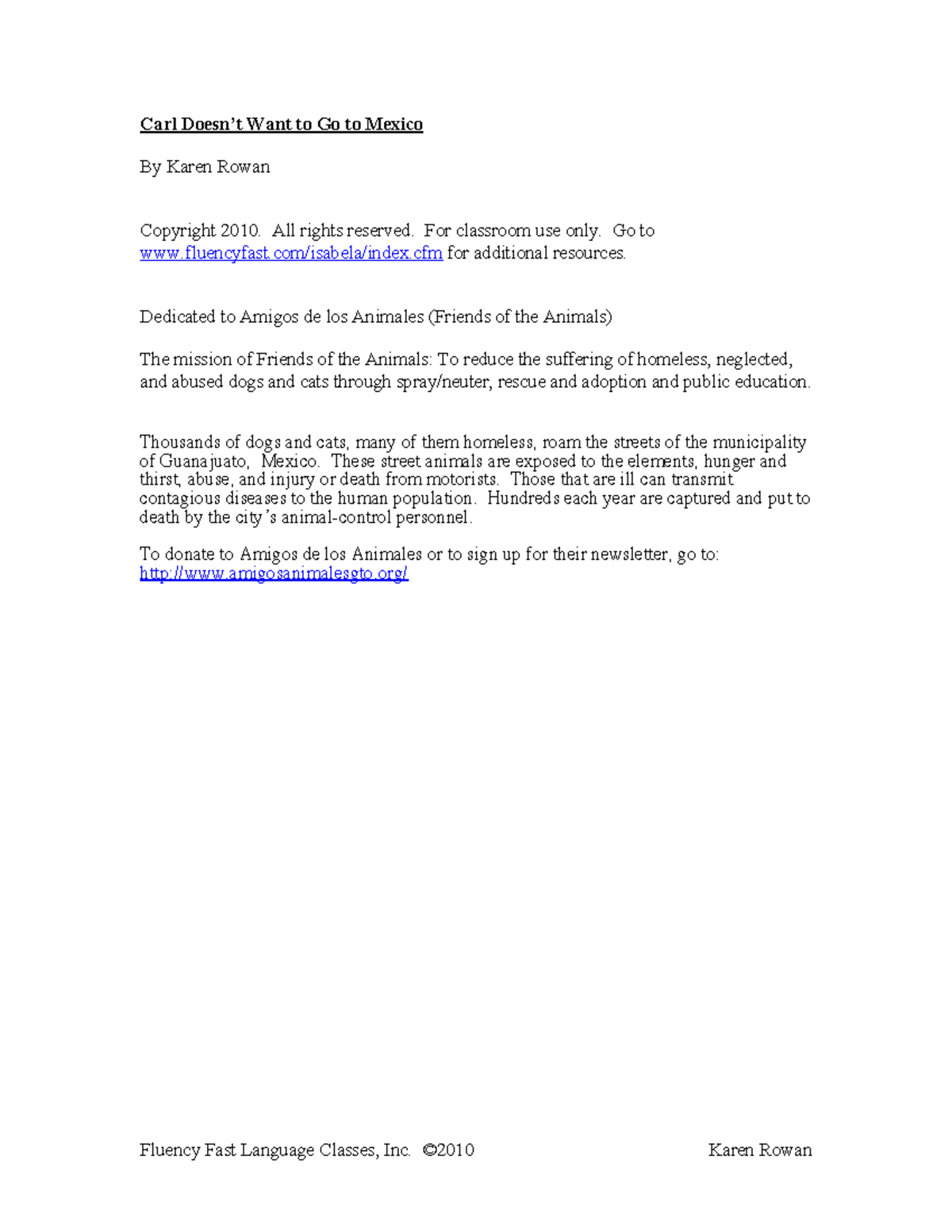 Carl doesnt want to.. english edition Carl Doesn’t Want to Go to