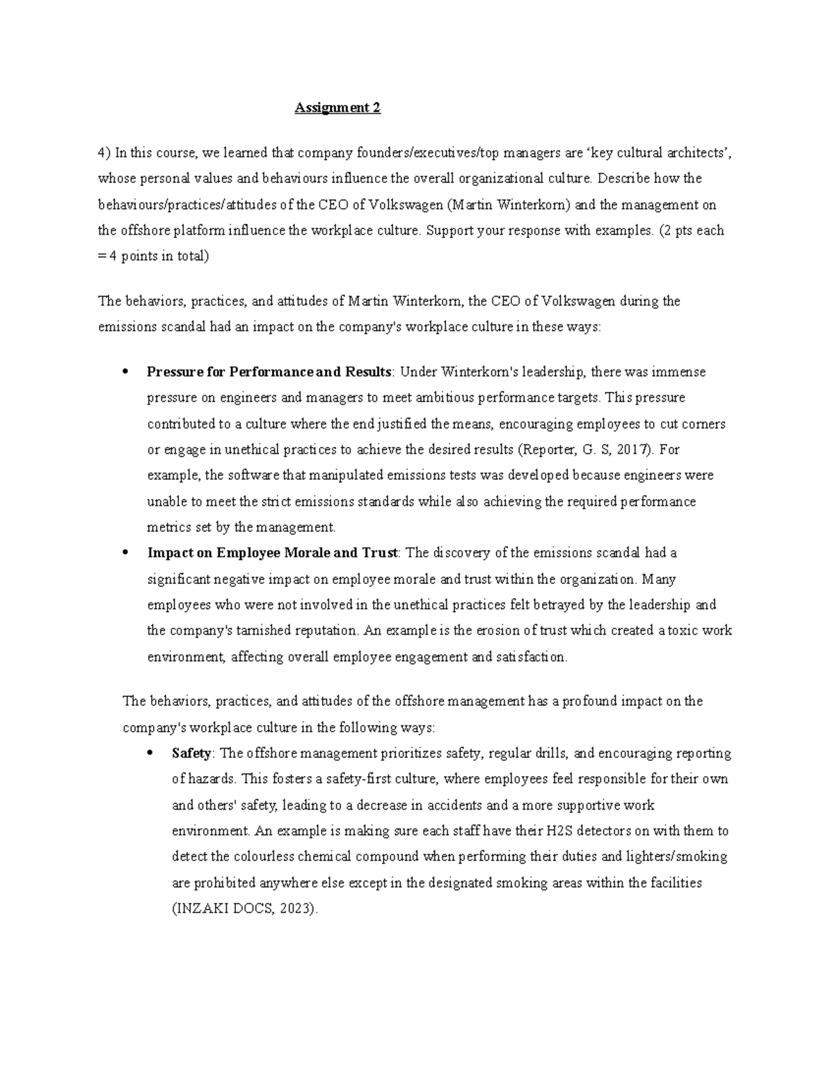 Leadership Management Assignment 1 - Assignment 2 4) In this course, we ...