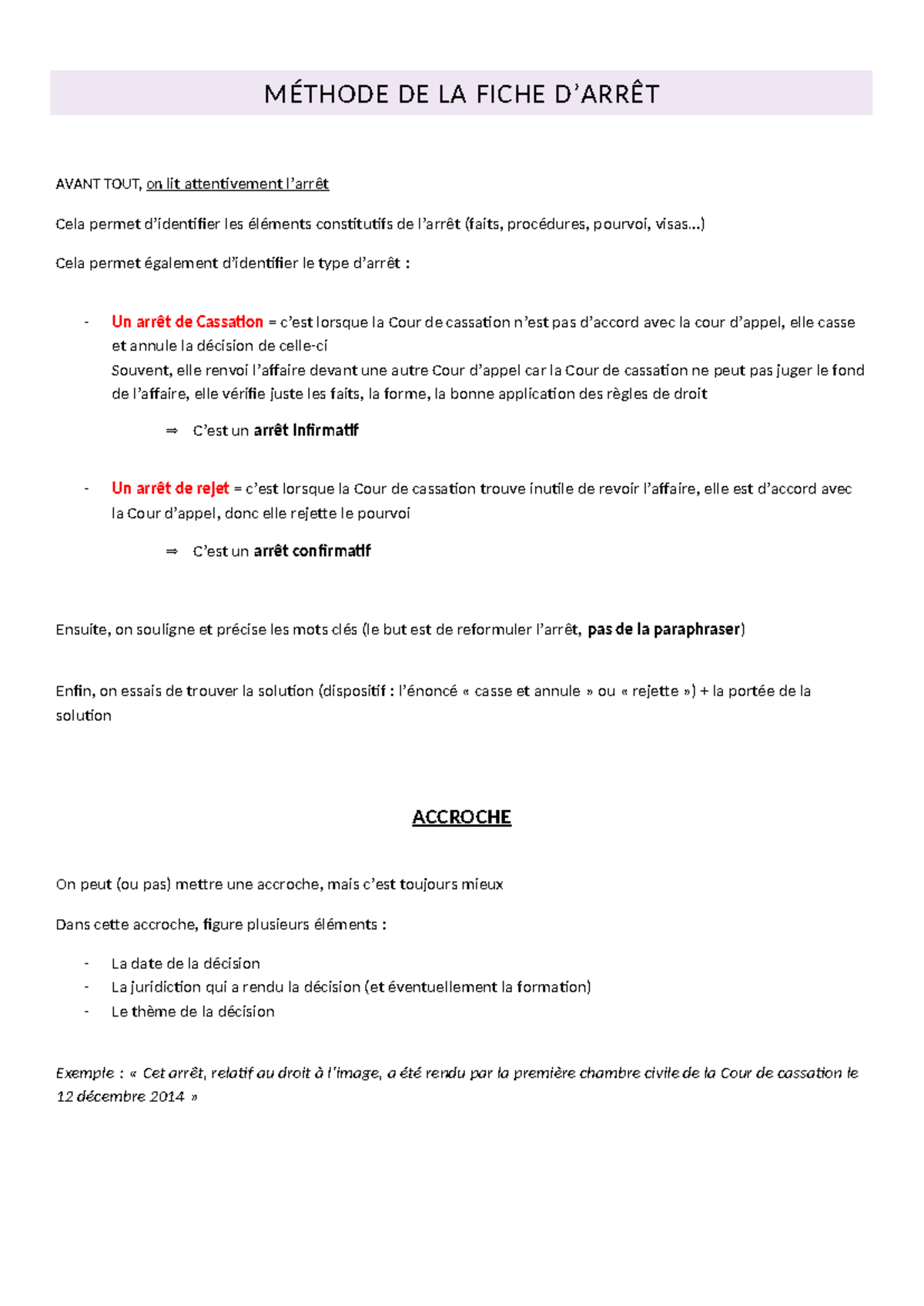 Exemple De Fiche D'arrêt | Chtoby Pomnili