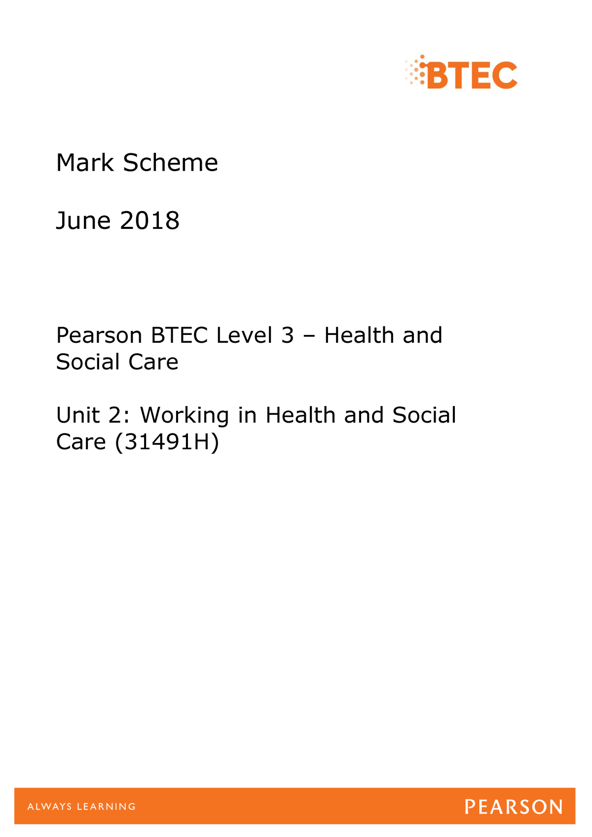 Mark Scheme For Hsc June 2018 .pdf Unit 2 - Mark Scheme June 2018 ...