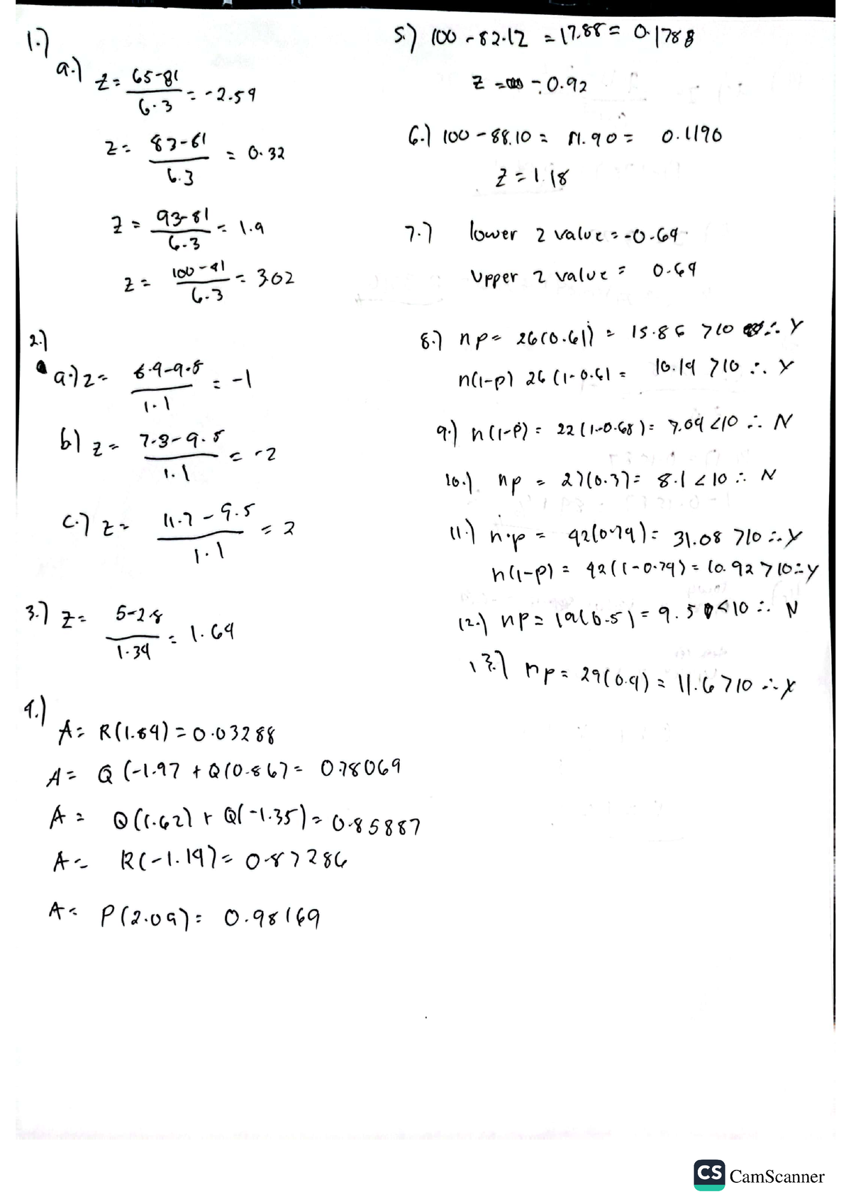 Exercises 6 Martinez Joshua - BS Civil Engineering - CamScanner ...