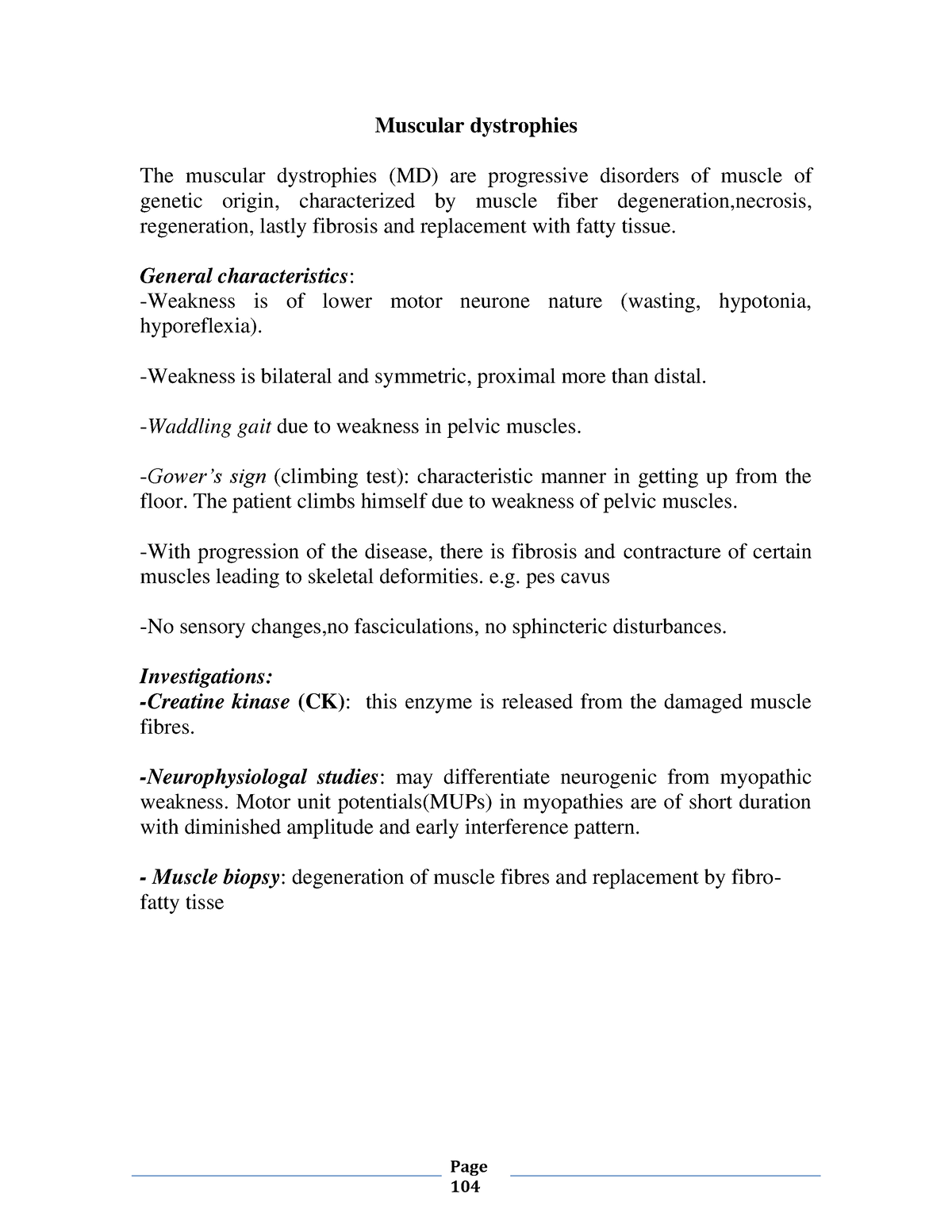 Muscular Dystrophies - Muscle Dystrophy Explanation - Page Muscular ...