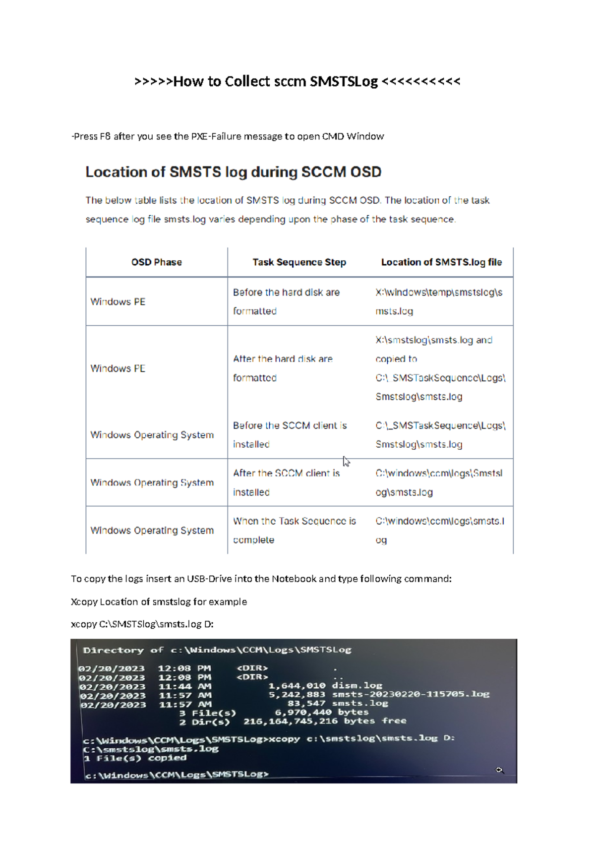 How to Collect sccm Smstslog - instrumentación y control - >>>>>How to ...