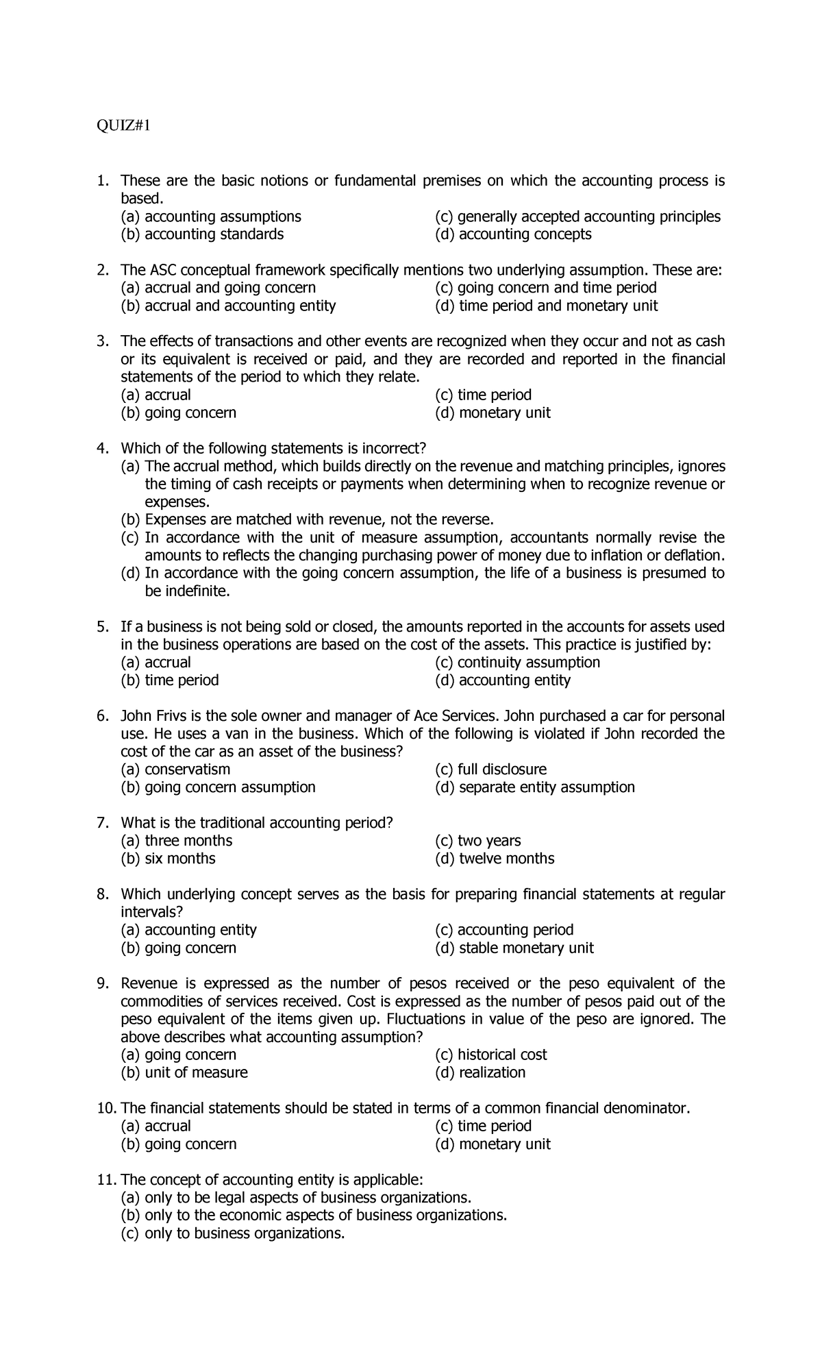 QUIZ on intermediate - QUIZ# These are the basic notions or fundamental ...