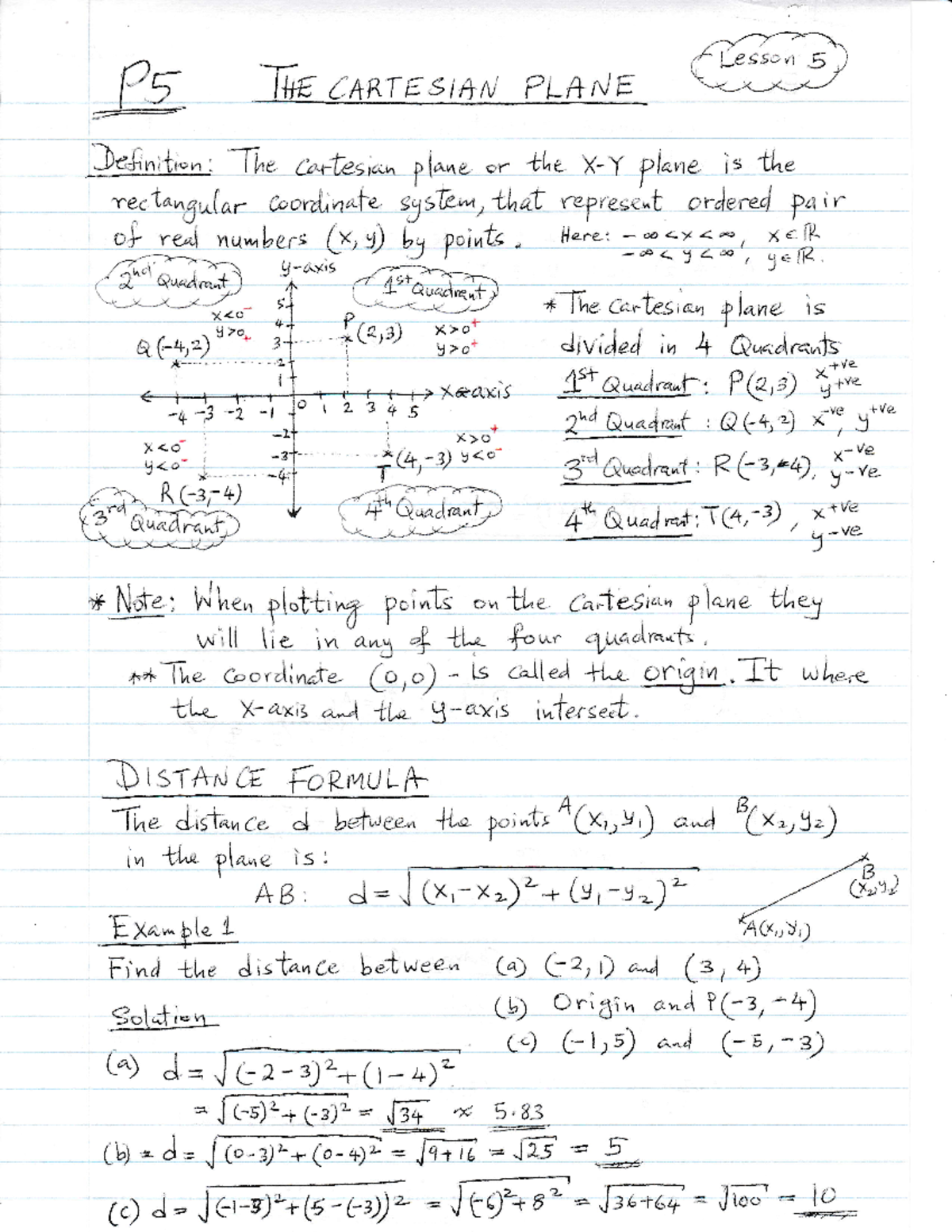 MAT111 - Lesson 5 - Past lecture slides -* t'\IJ ' ^ t