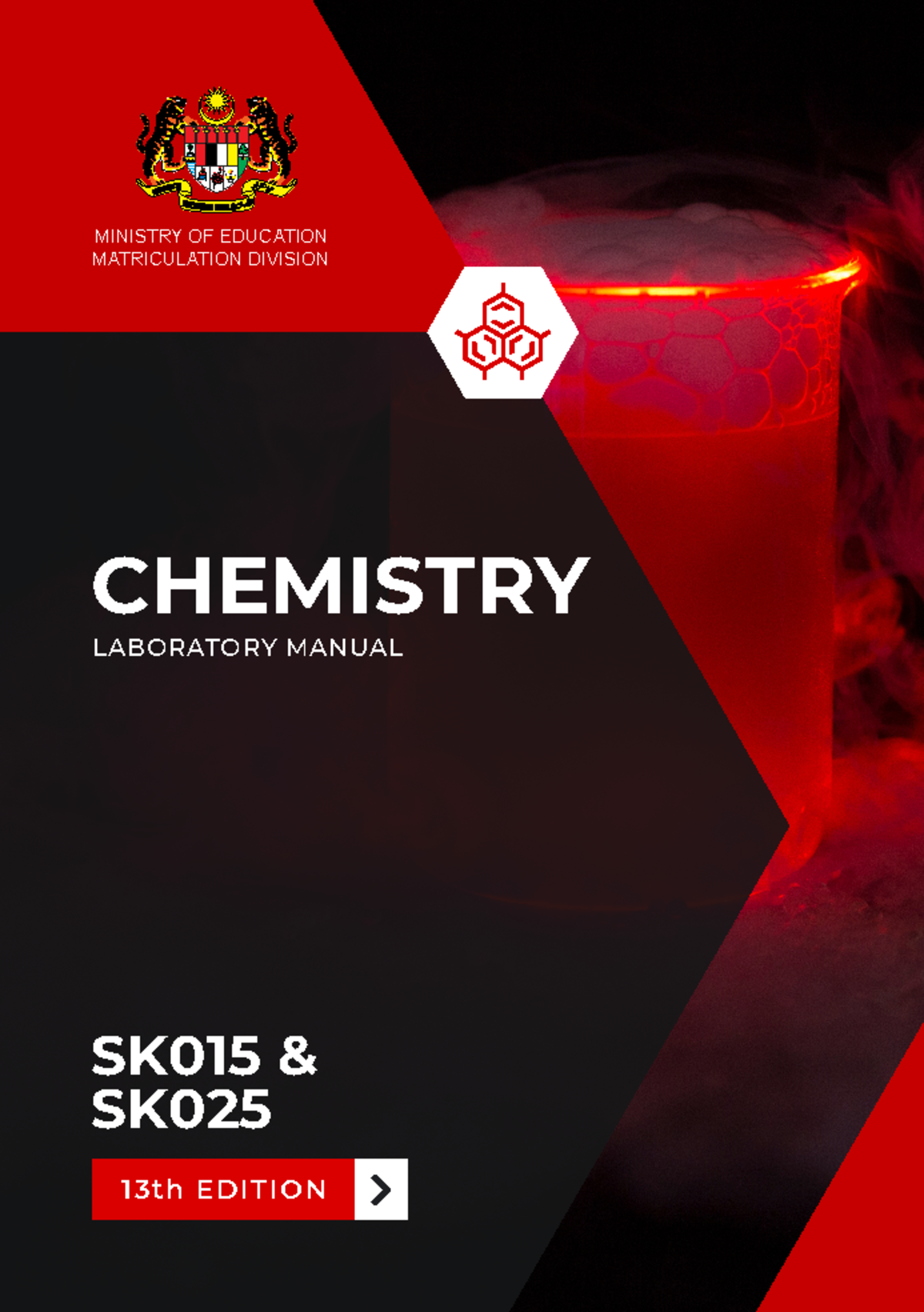 Lab manual CHEMISTRY 13th EDITION LABORATORY MANUAL SK015