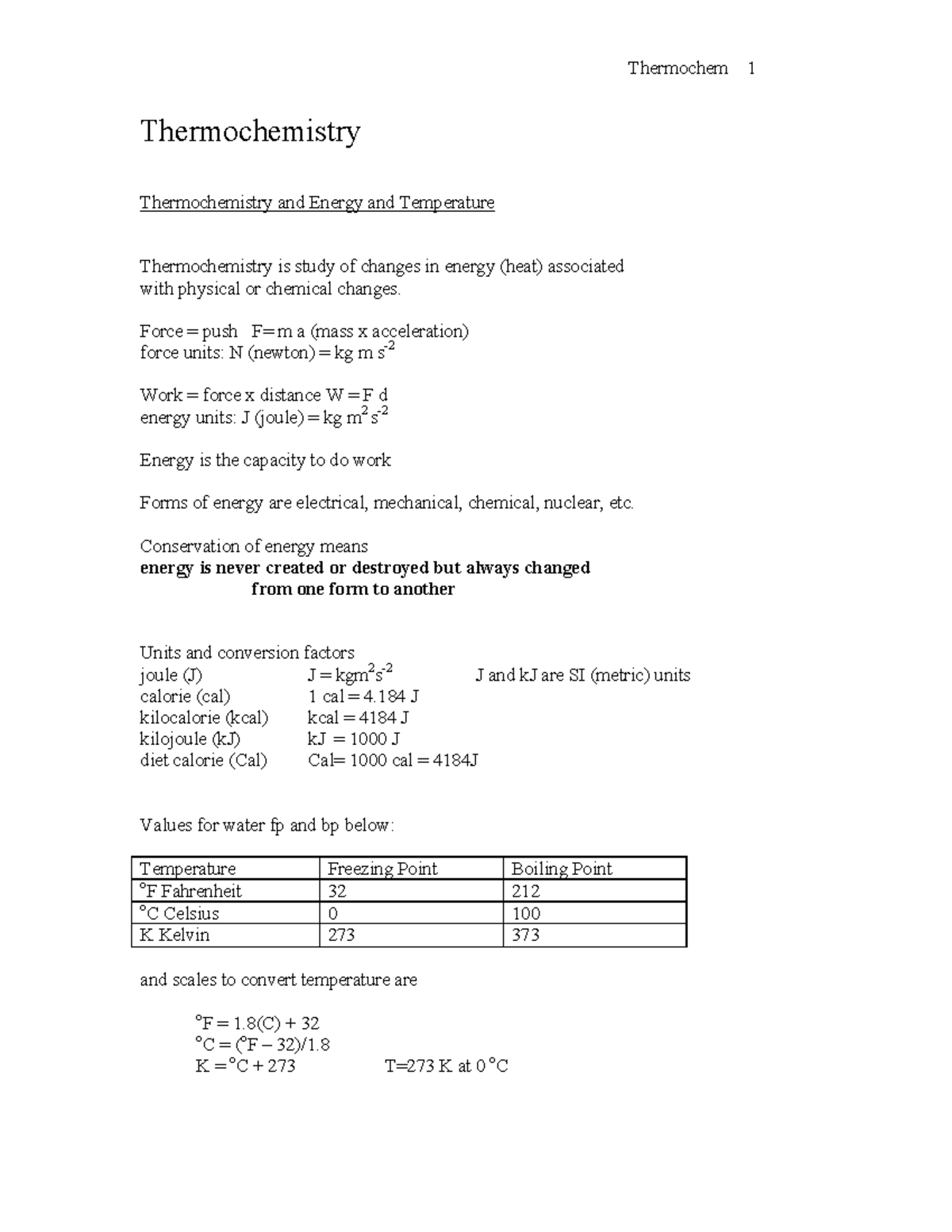 Thermochemistry 2014 - VDVD - Thermochemistry Thermochemistry and ...