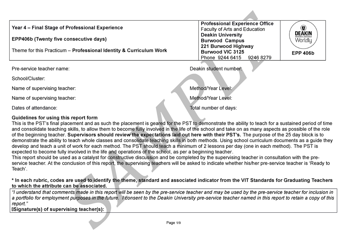 practical-report-sample-year-4-final-stage-of-professional