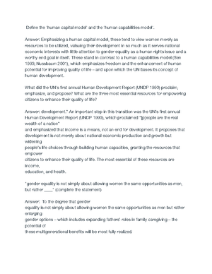 Chapter 8 Human Development - W8 Readings & Resources How does the text ...