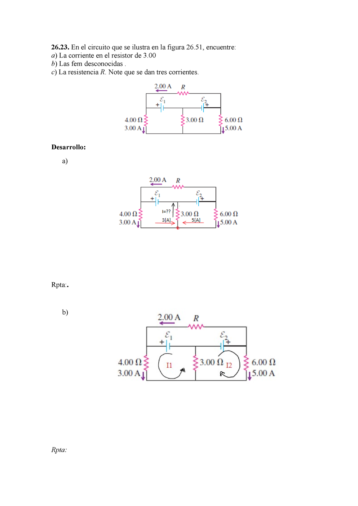 Deber(26 - Ejercicios - En El Circuito Que Se Ilustra En La Figura 26 ...