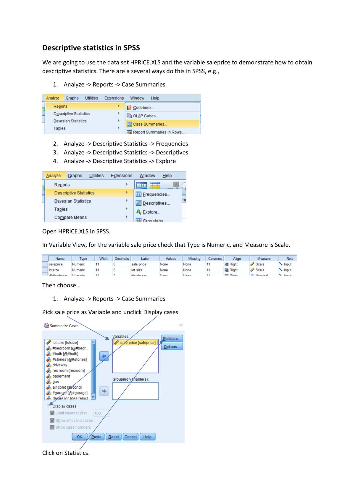 descriptive-statistics-in-spss-there-are-a-several-ways-do-this-in