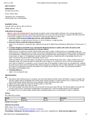 ACE inhibitors - nursing - Medication Class (T): ANTIHYPERTENSIVES (P ...