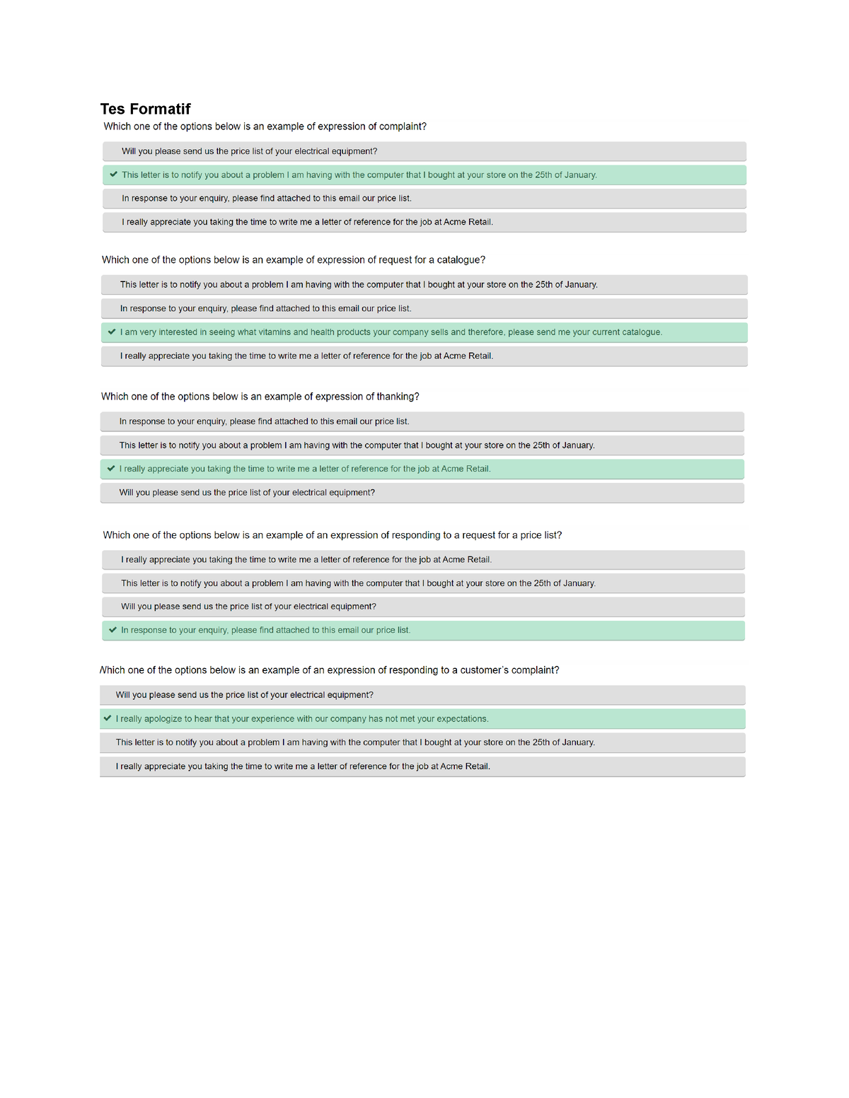 B.Inggris Sesi 5 - Sesi 5 - Tes Formatif Diskusi In What Occasion Would ...