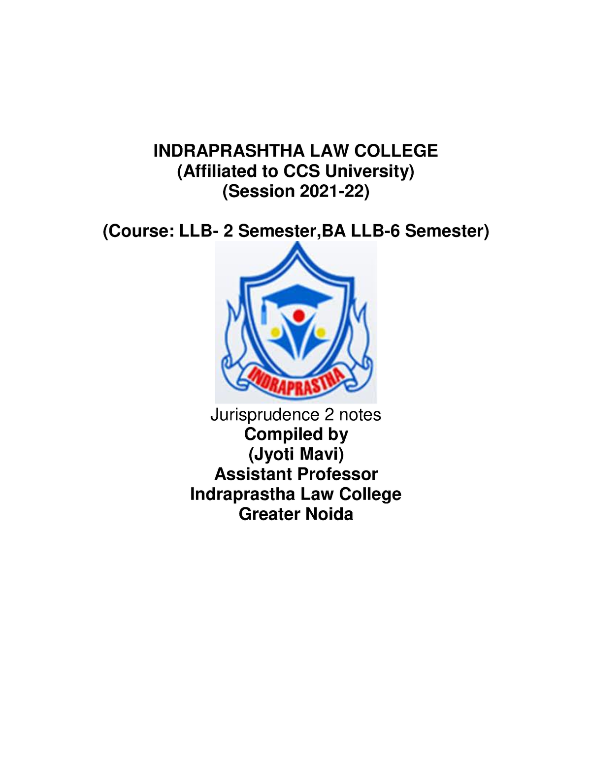 CCS University LL.B Previous Year Papers ( Subject - CPC - Code of Civil  Procedure, Year -2017, 2018,