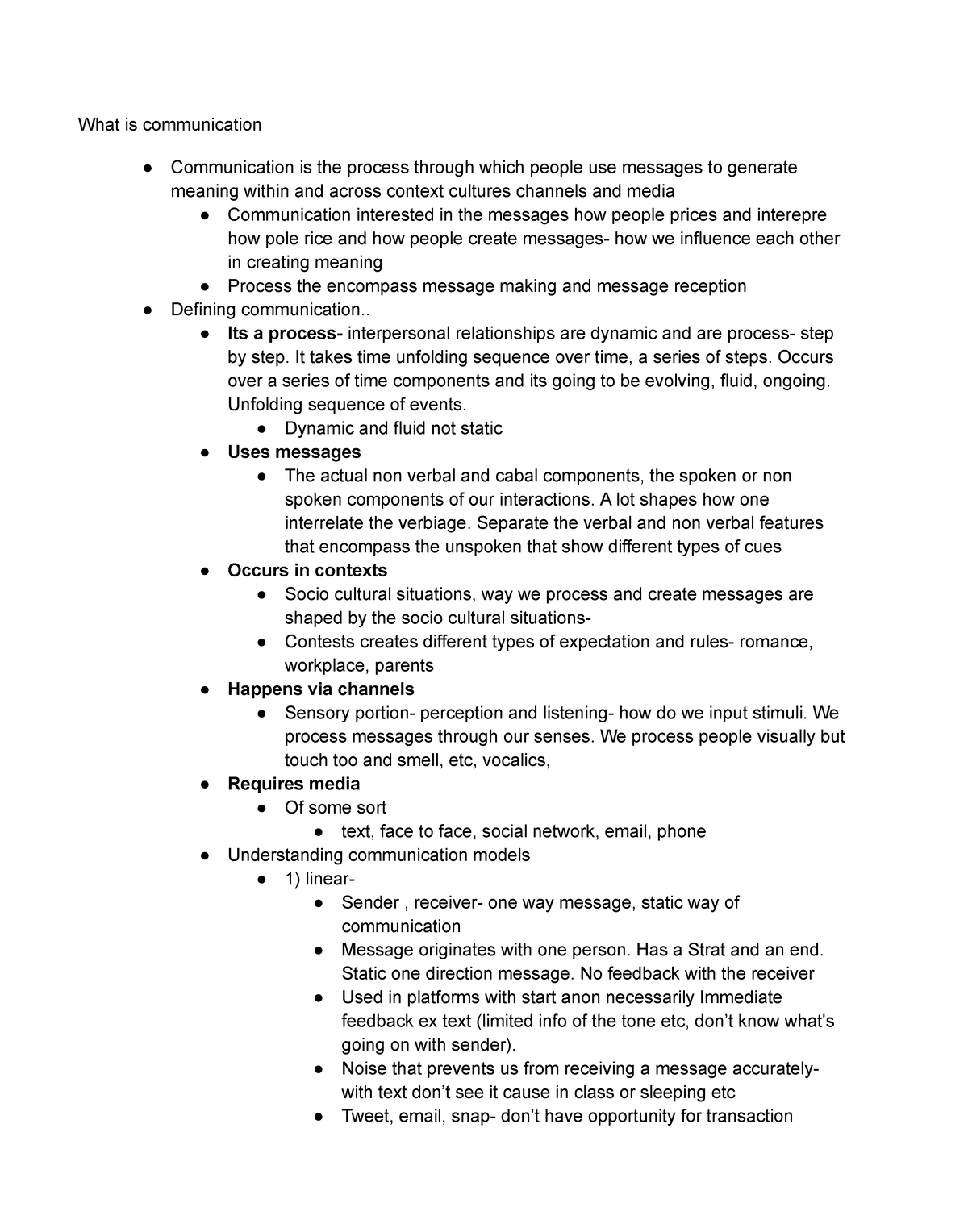 Chapter 1 n 2 - What is Communication is the process through which ...