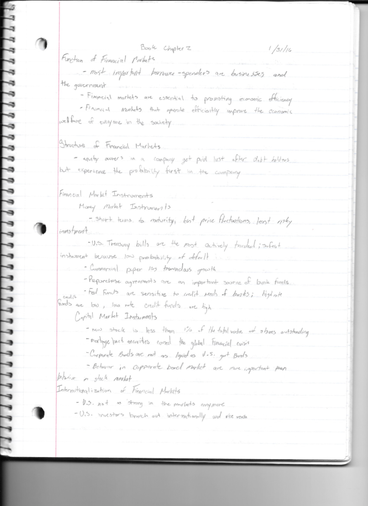 Summary The Economics Of Money Banking And Financial Markets Chapters