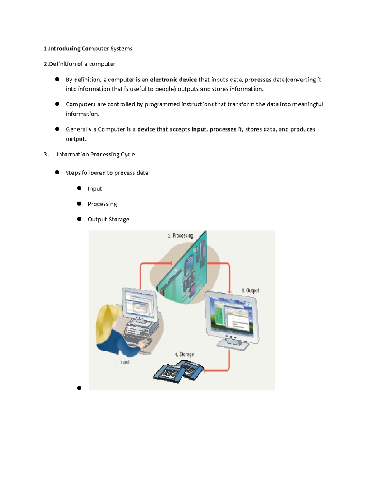 Ppt docs - 1 Computer Systems 2 of a computer By definition, a computer ...