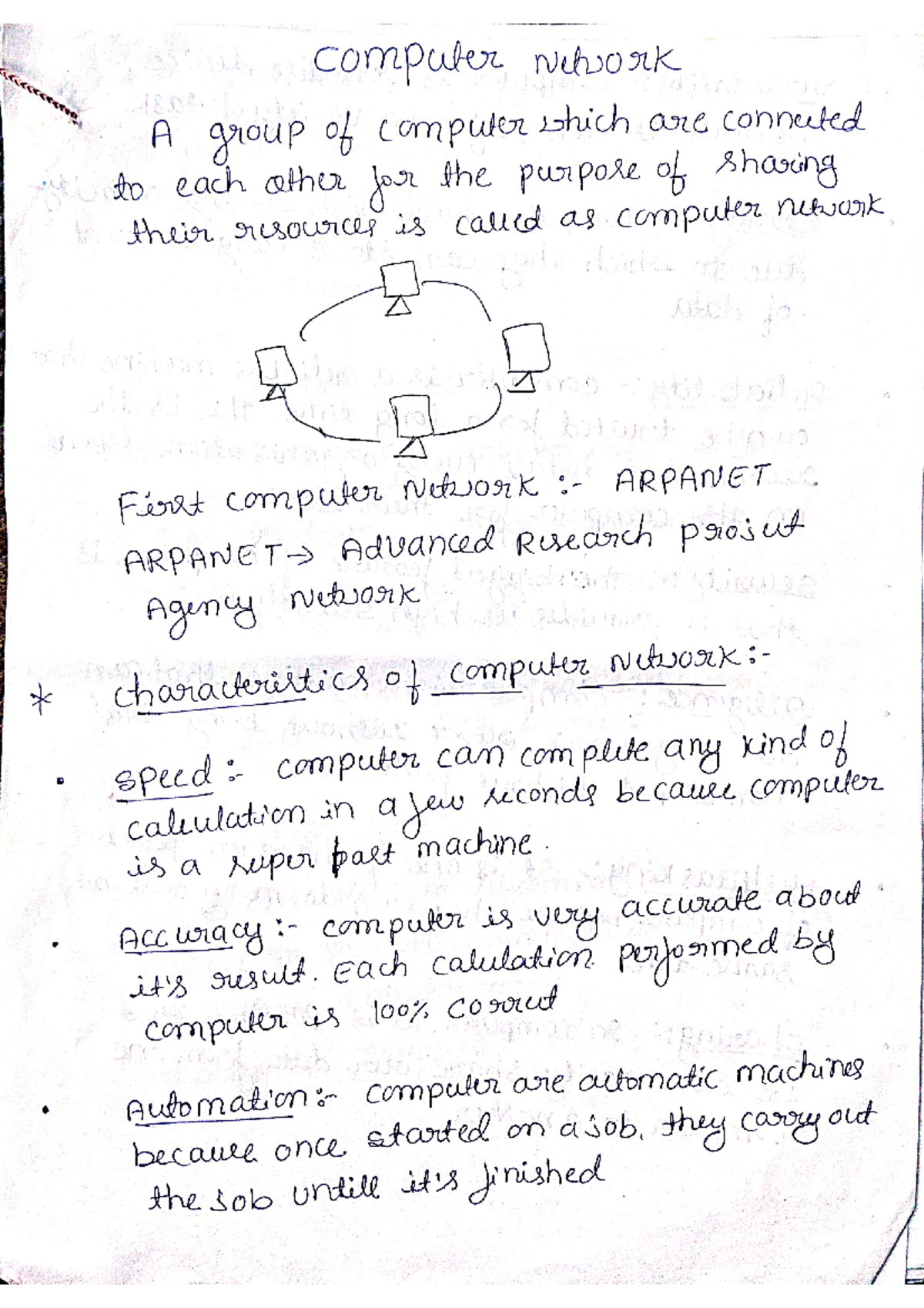 Computer networks introduction - computer Network A group of computer ...
