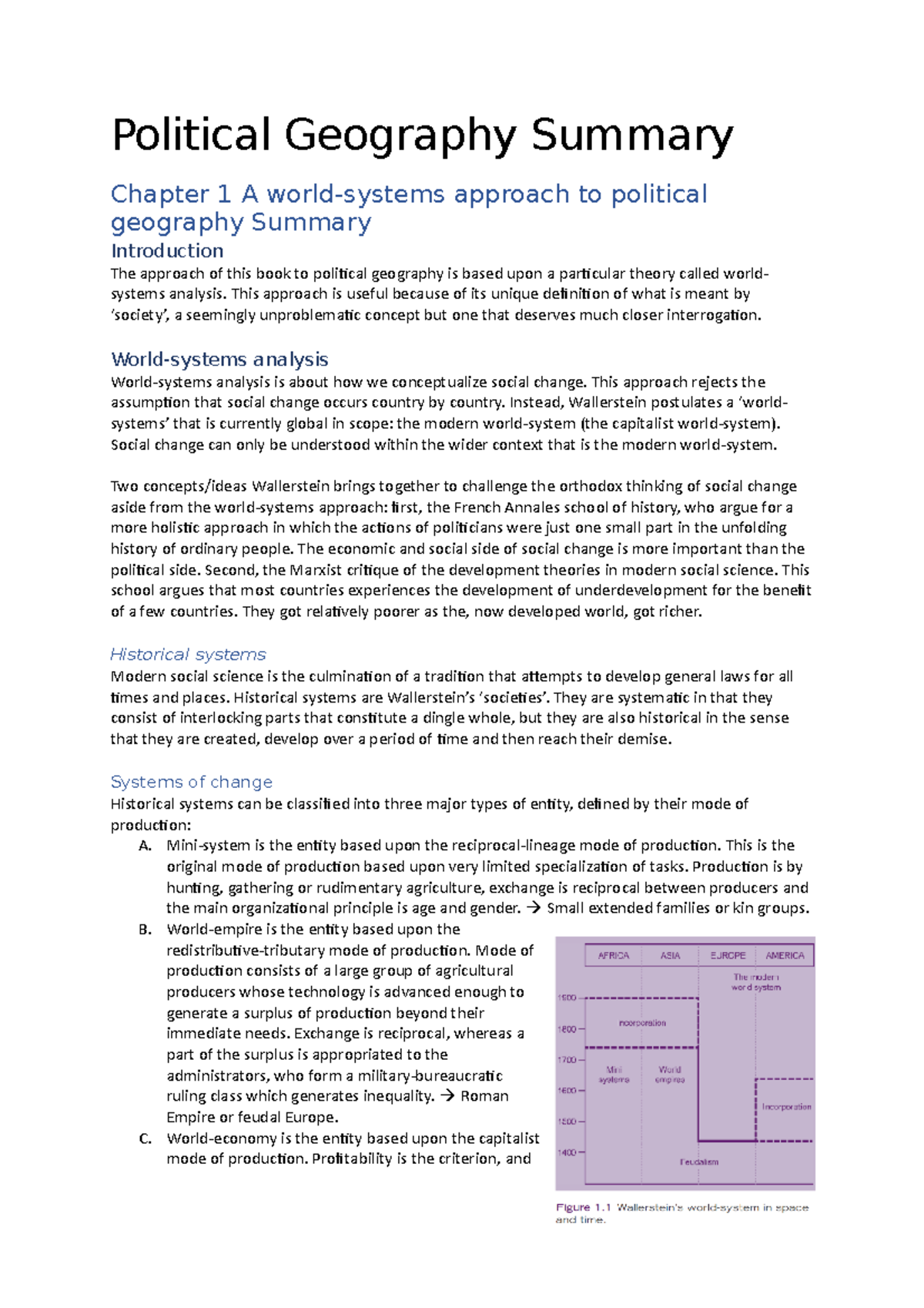 Political Geography - World-Economy, Nation-State And Locality - Flint ...