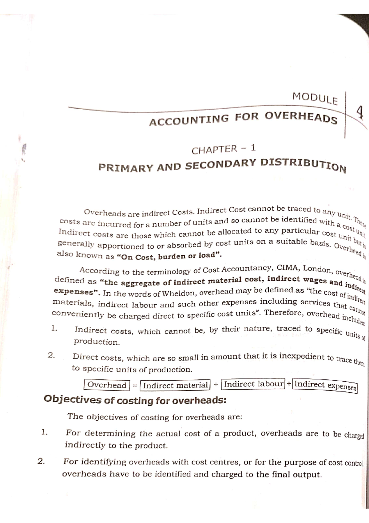 what-is-primary-and-secondary-distribution-cost-accounting-1-studocu