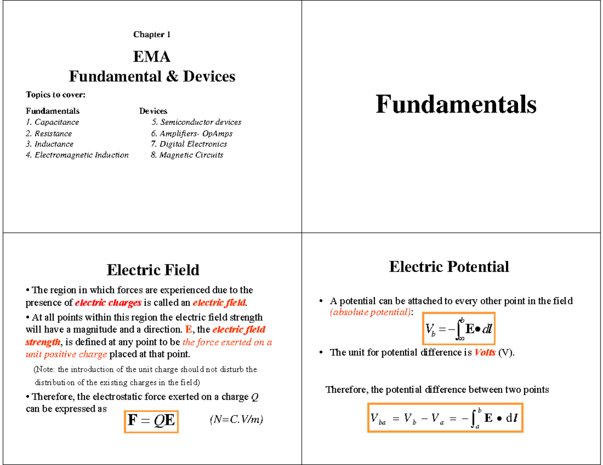 EMA ch1 Fundamentals Devices-FULL - Chapter 1 EMA Fundamental & Devices ...
