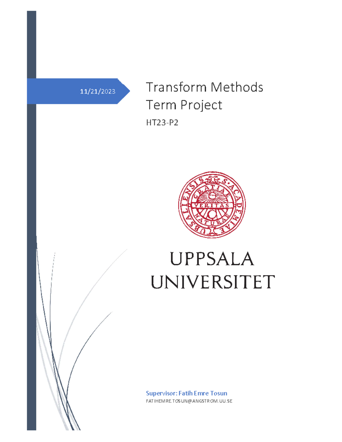 Transform Methods Project Description - HT23 - P2 - 11/21/2023 ...