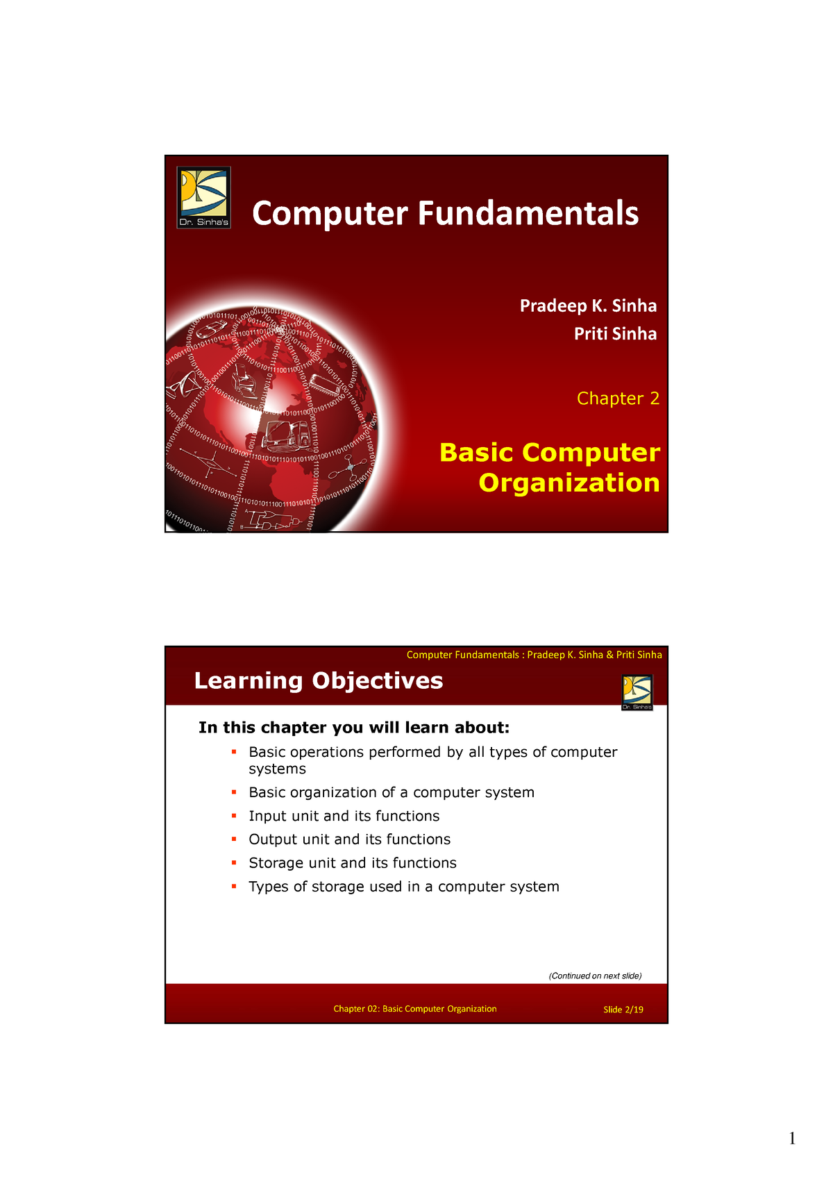 Chapter 2-BCO-2o P - Basic - Chapter 02: Basic Computer Organization ...