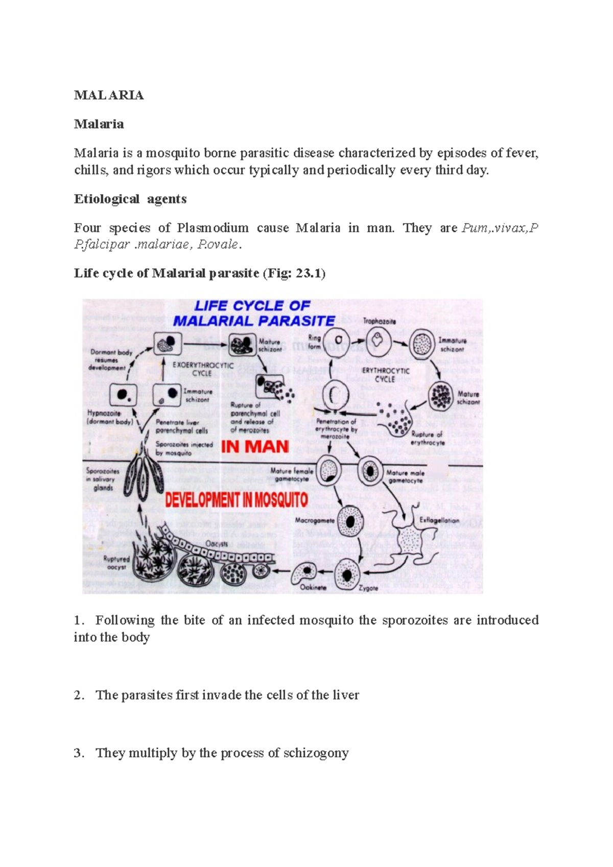 malaria phd thesis