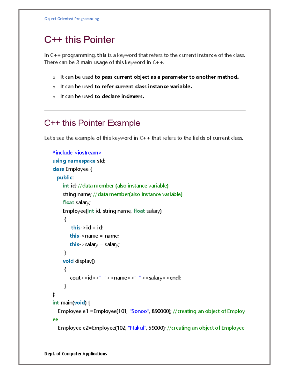 Cpp Static Function Pointer