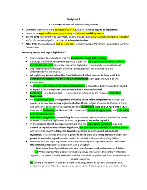 Relationship Between Legislation AND Common law - RELATIONSHIP BETWEEN ...