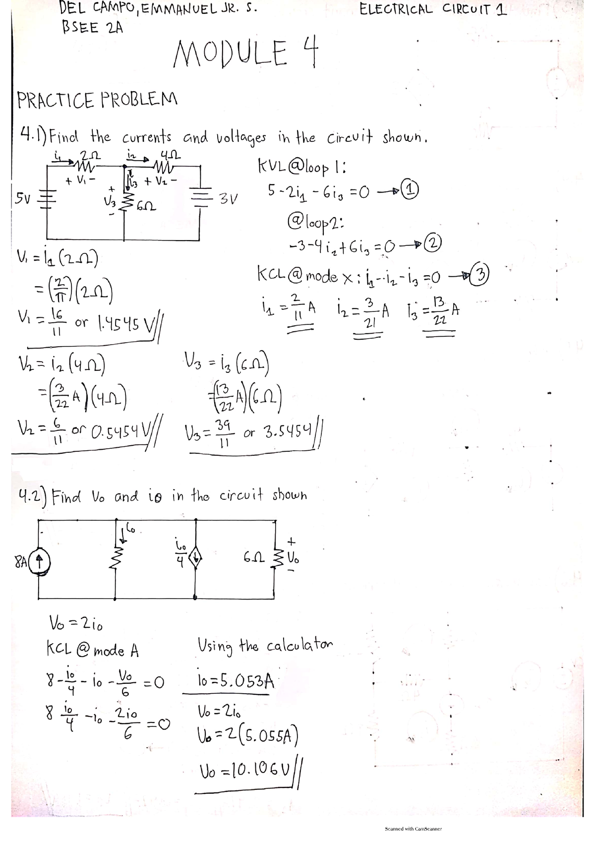 Module No. 4 - ELECTRICAL CIRCUIT 1 - Electrical Engineering - NVSU ...