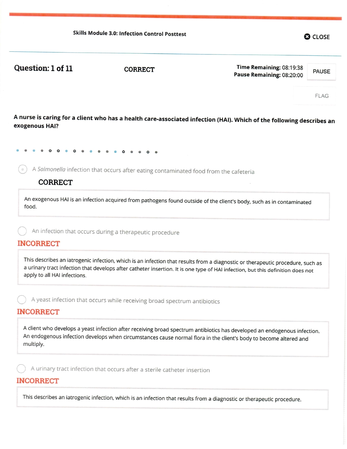 ATI Infection Control Posttest Study Guide PNSG 2330 Studocu
