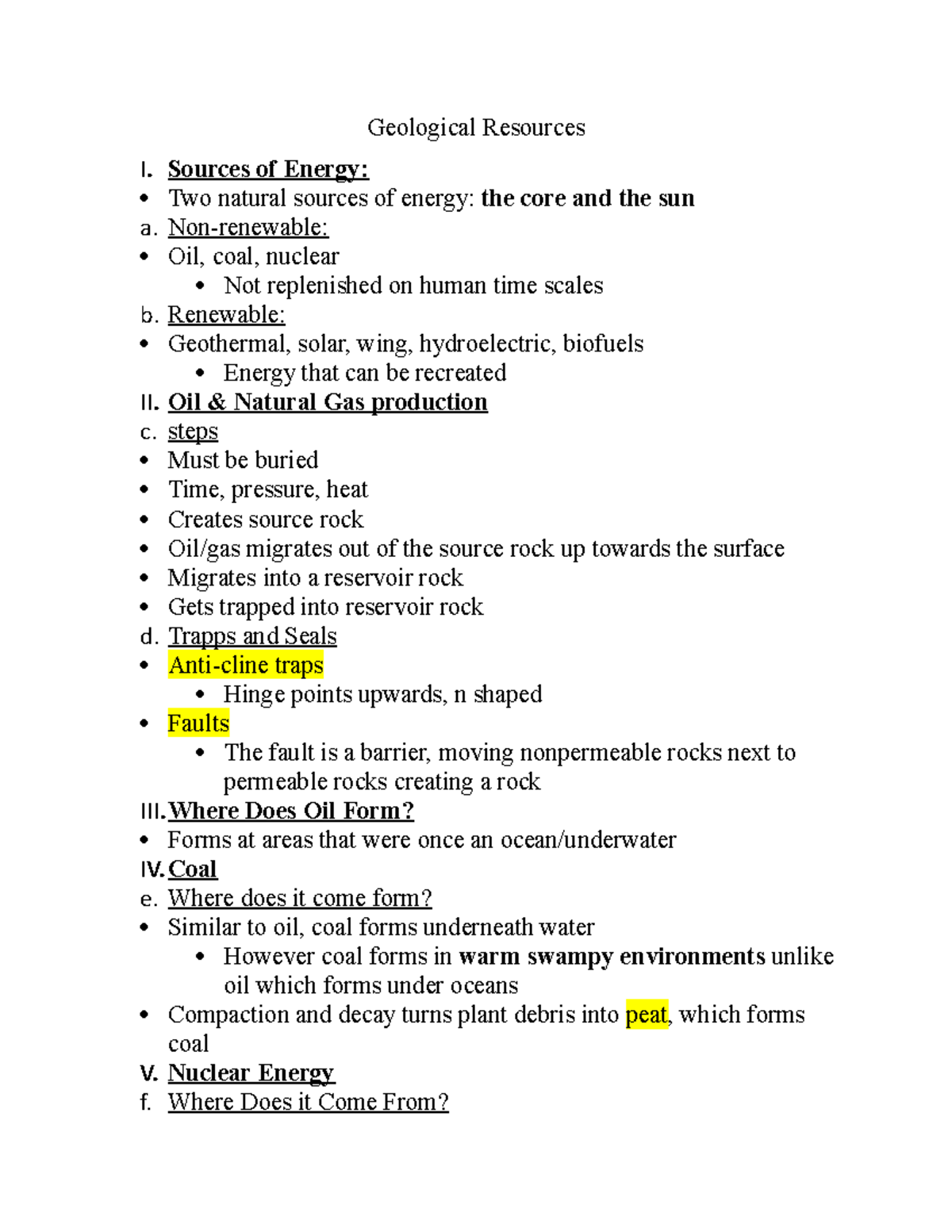 Geo 101 unit 4 pt6 - Dr Carlin geology 101 - Geological Resources I ...
