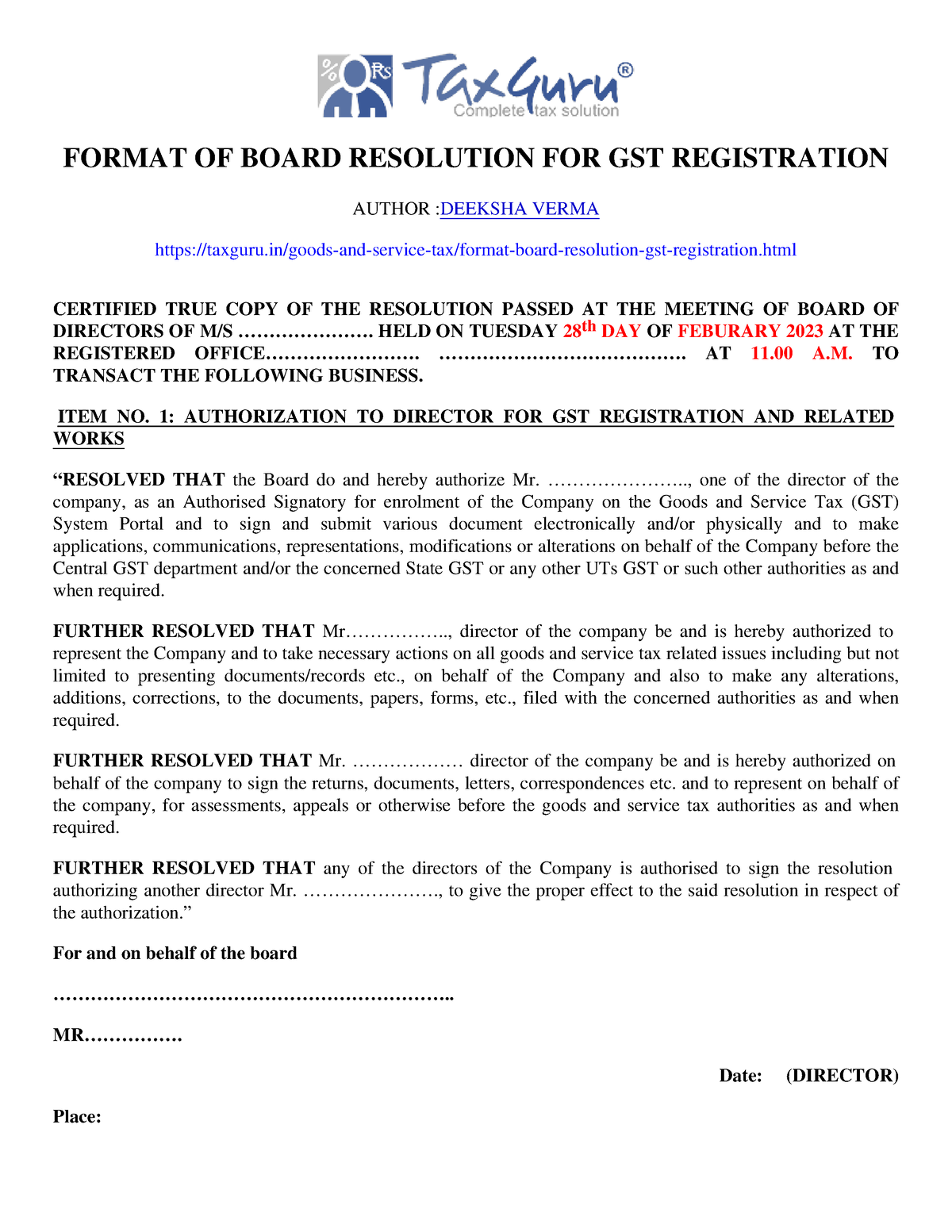 format-of-board-resolution-for-gst-registration-format-of-board