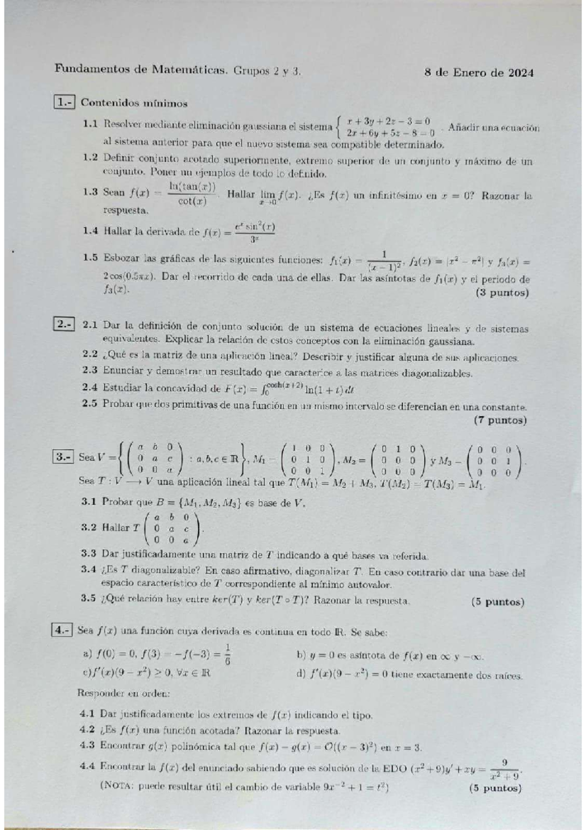 Ordinaria 2024 3 examen fmat - Matematicas - Studocu