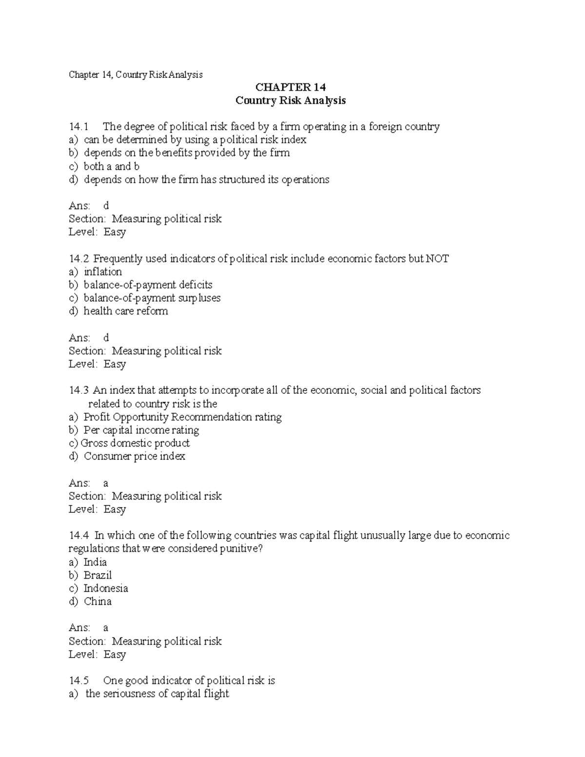 ch14-practice-questions-chapter-14-country-risk-analysis-14-the