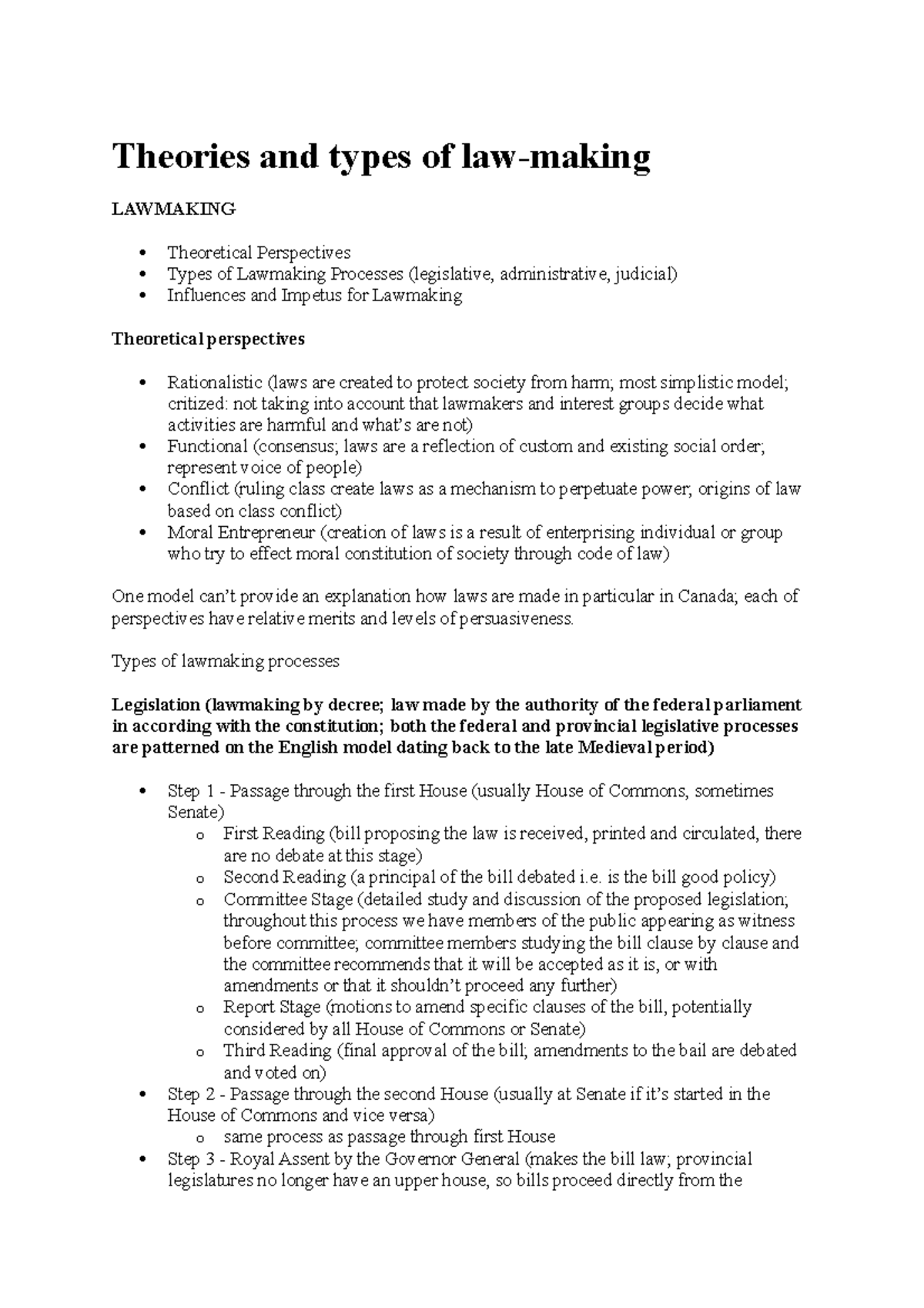 10-theories-and-types-of-law-making-lawmaking