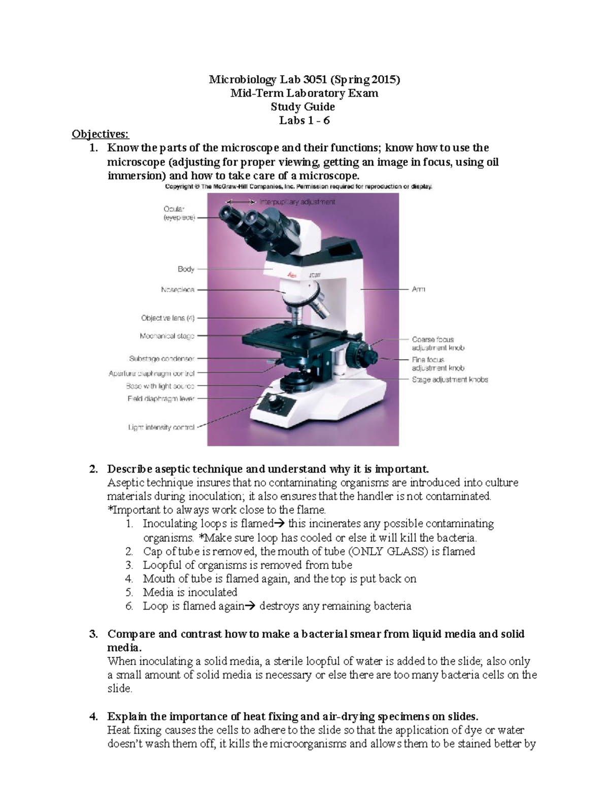 Mid-Term Study Guide - Summary Prescott's Microbiology - StuDocu