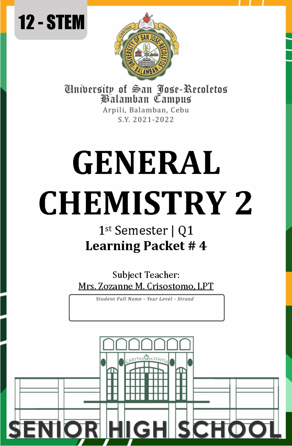 12-STEM- Kyla-Jean-Tantoy-LP-4 Gen-Chem-2 Week-5 Q1 - GENERAL CHEMISTRY ...