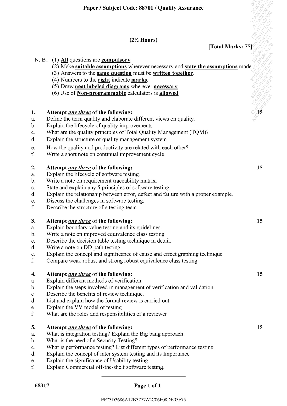 Tybsc-IT SEM6 SQA APR19 - A2C06F08DE C06F08DE05F F08DE05F75EF ...