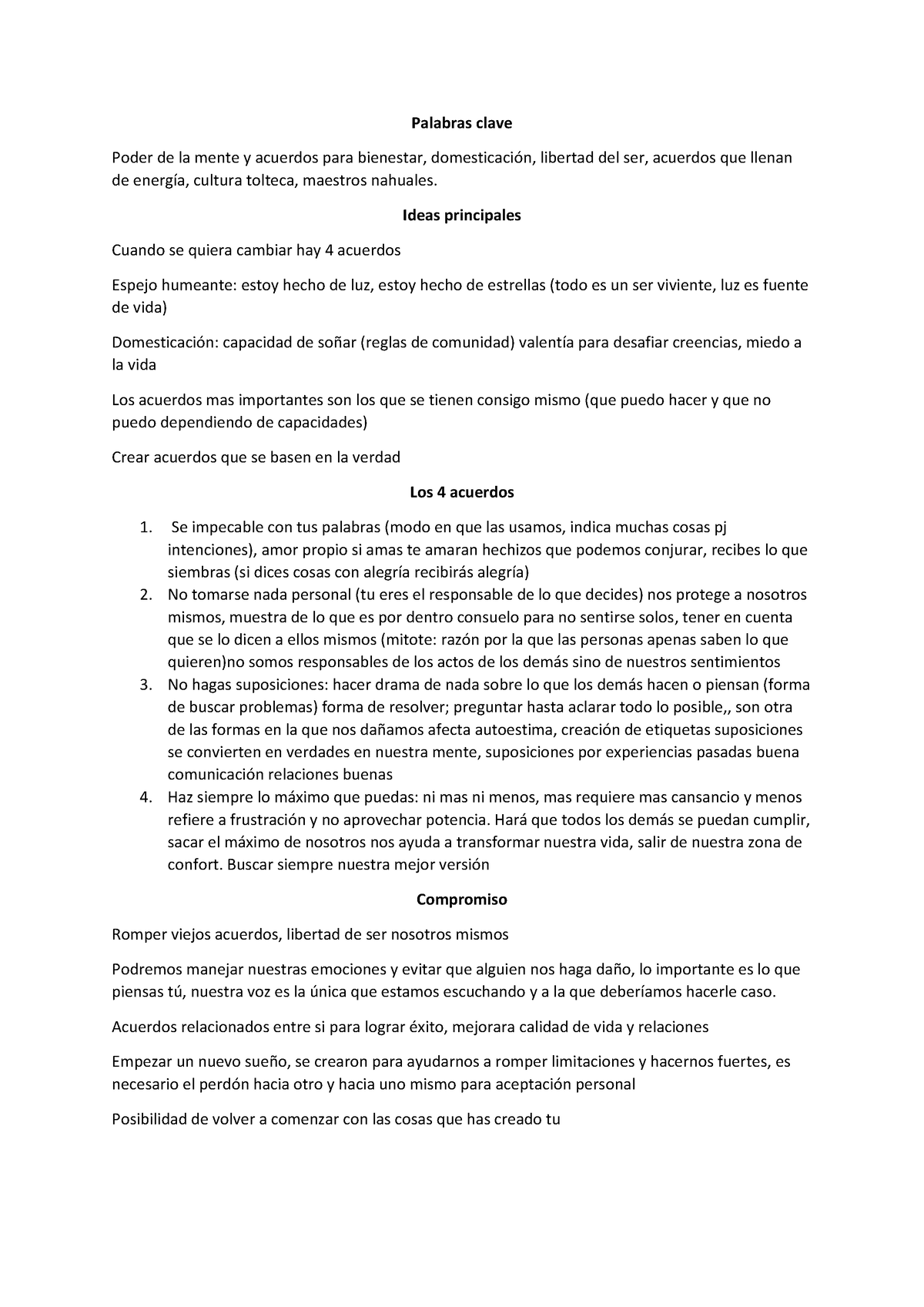 Alcoholicos Anonimos Guatemala - Resumen del libro «Los Cuatro Acuerdos.  Nacemos con la capacidad de aprender a soñar, y los seres humanos que nos  preceden no enseñan a soñar de la forma