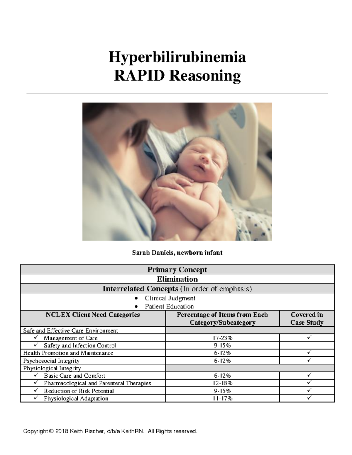 Student-Hyperbili Rapid Reasoning - Hyperbilirubinemia RAPID Reasoning ...